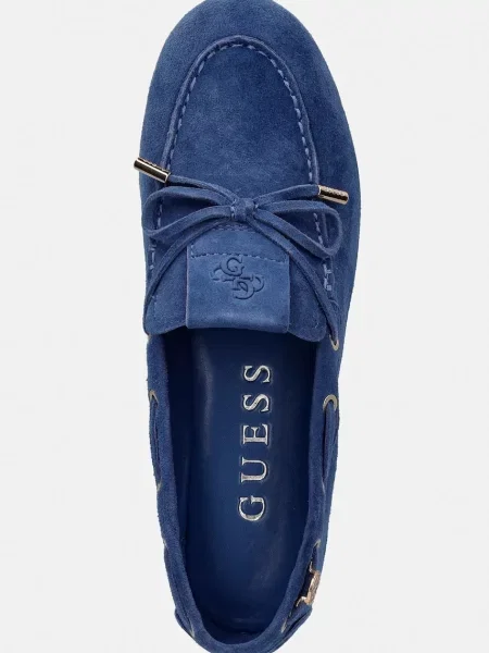 Замшевые мокасины Guess