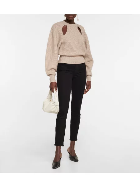Skinny fit džínsy 7 For All Mankind čierna