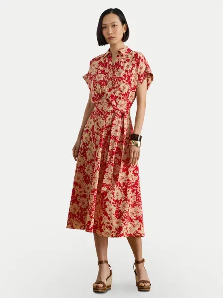 Haljina Lauren Ralph Lauren crvena