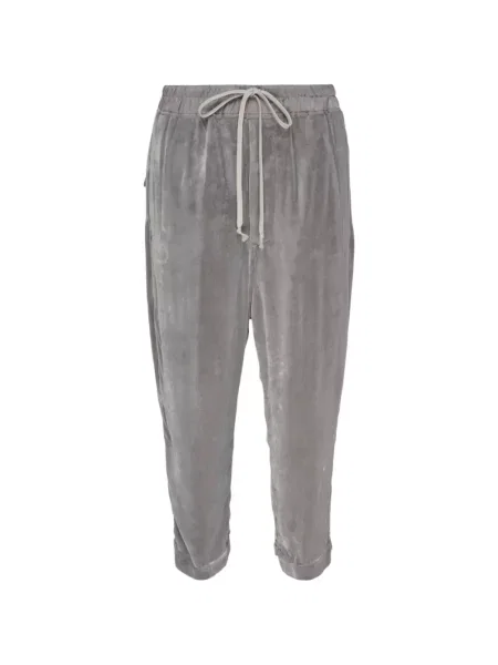 Pantaloni Rick Owens cu cordon gri