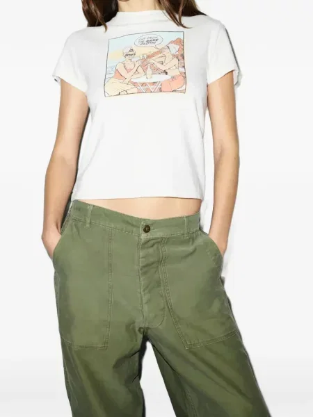 Tricou Re/done cu imagine clasic alb
