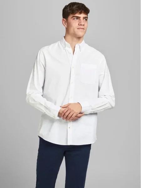 JACK & JONES Ing Oxford' fehér