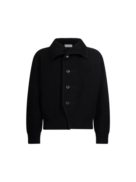 Dzianinowy kardigan Dries Van Noten czarny