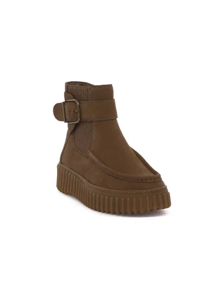 Pantofi Clarks cu cataramă bej
