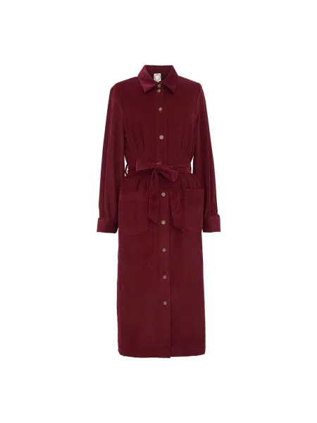 Aksamitna sukienka Ines De La Fressange Paris fioletowa