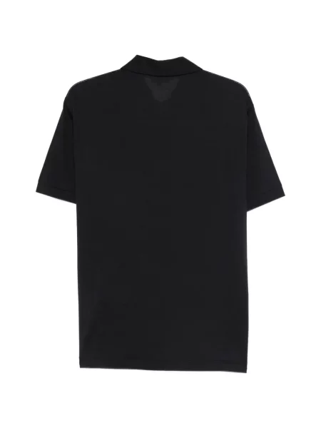 Tricou polo Giorgio Armani cu broderie albastru