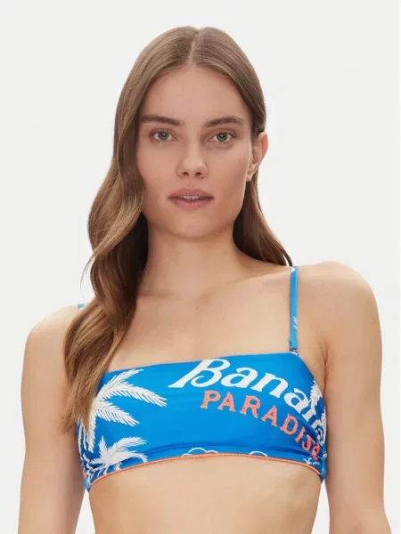 Maaji Góra od bikini Tropical Paradise Bandee niebieski
