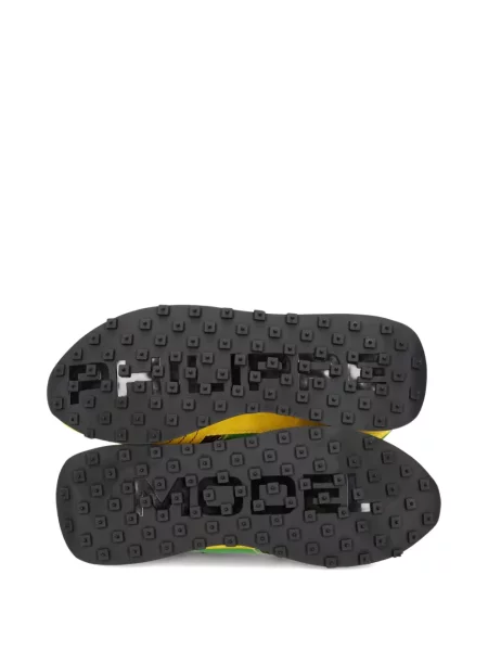 Sneakerși Philippe Model Paris din piele de căprioară galben