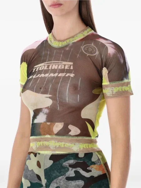 Koszulka Ottolinger w kamuflażu brązowa