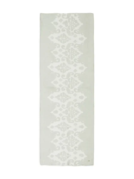 Fular Twinset cu model floral verde