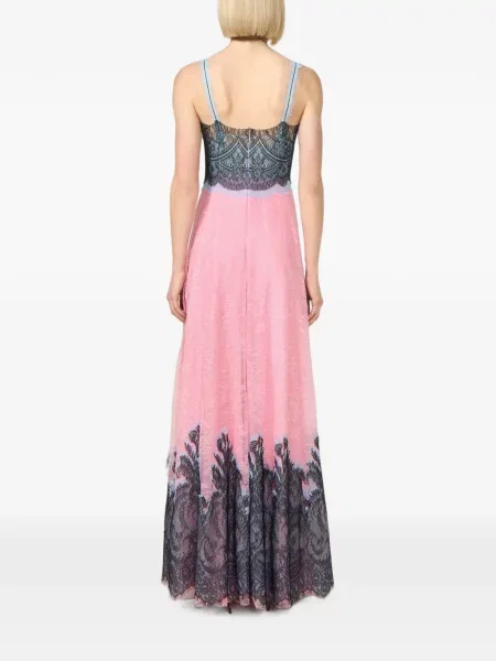 Rochie Costarellos din dantelă roz