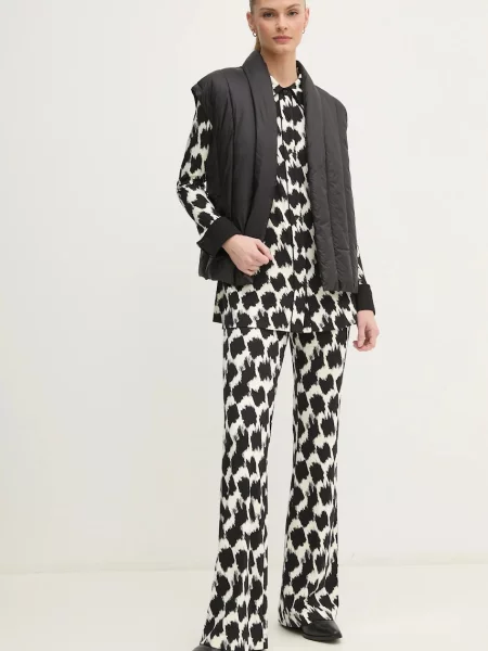 Классическая ошейниковый рубашка Diane Von Furstenberg черная