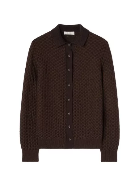 Cardigan Retori tricotate maro