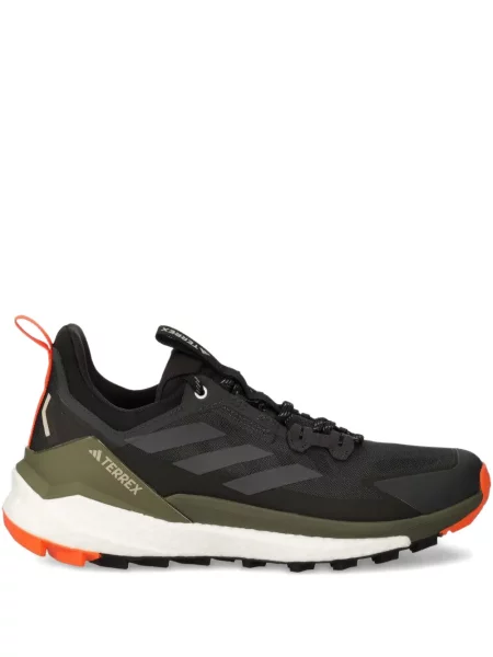 Geacă Adidas cu șireturi cu dungi cu platformă alb