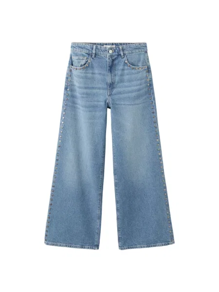 MANGO Jeans Studs denim albastru