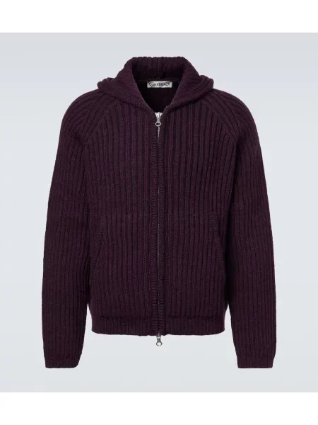 Volnene hoodie Our Legacy vijolična