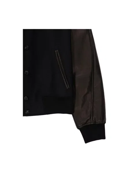 Kurtka bomber Givenchy wełniany z logo czarny