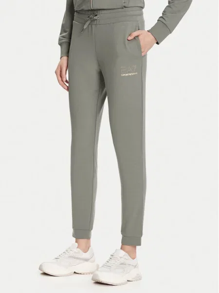 Emporio Armani Spodnie dresowe zielony