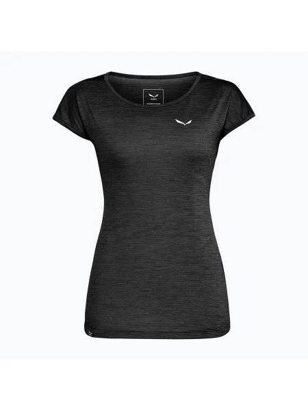 Cămașă de trekking pentru femei Salewa Puez Melange Dry black out melange negru