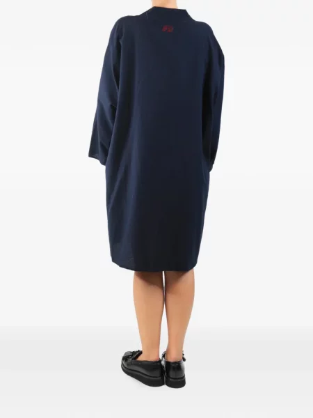Rochie mini Babaghuri Travel cu decolteu în V albastru