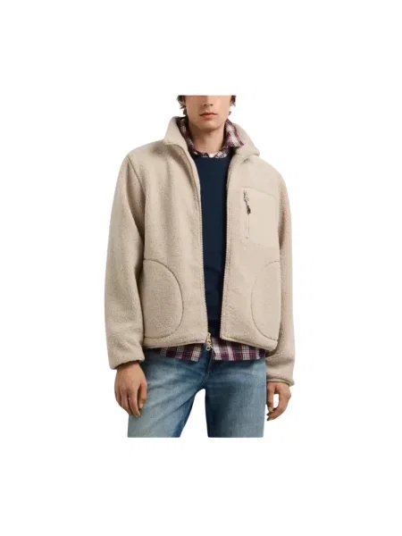 Kurtka jeansowa Pepe Jeans beżowa