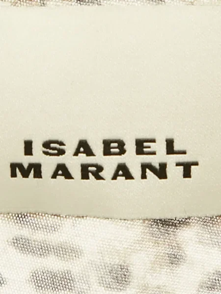 Тениска Isabel Marant с принт с леопардов принт зелено