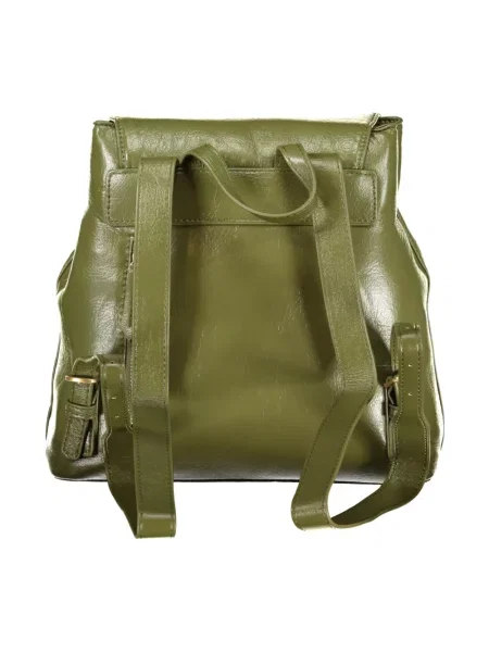 Lniany plecak Valentino By Mario Valentino zielony