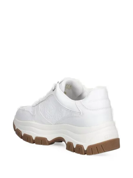 Sneakerși Guess chunky alb