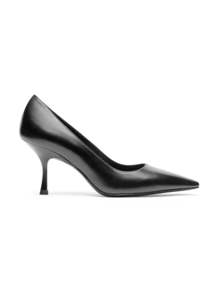 Czółenka Stuart Weitzman skórzana czarna