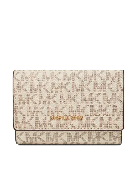 Большой кошелек Michael Michael Kors бежевый