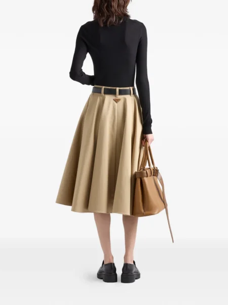 Pulover Prada cu decolteu rotund negru