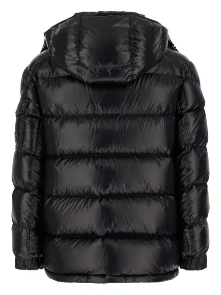 Geacă cu puf Moncler Maire cu glugă negru