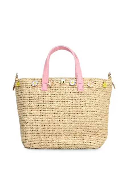 Geantă shopper Mc2 Saint Barth cu model floral