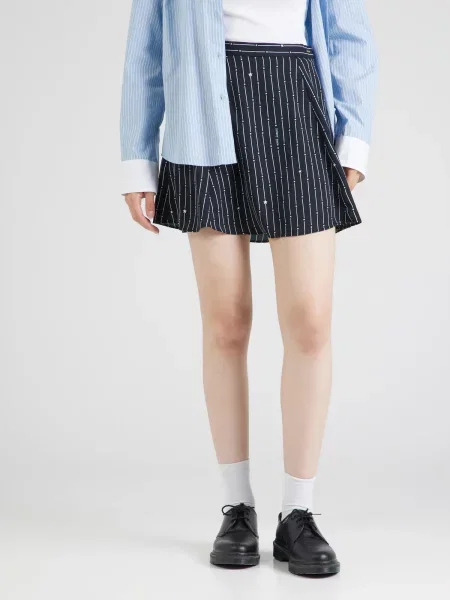 Tommy Jeans Fustă MOUNTAIN STARDUST negru alb