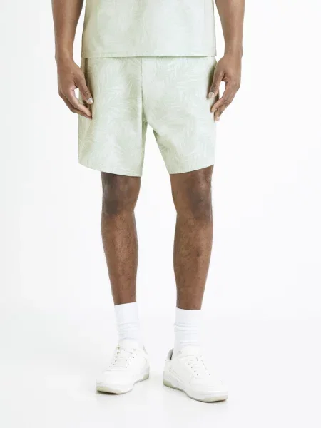 Pantaloni scurți Celio alb