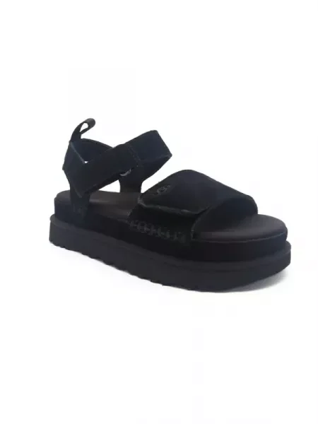 UGG Bőr szandál W GOLDENSTAR fekete