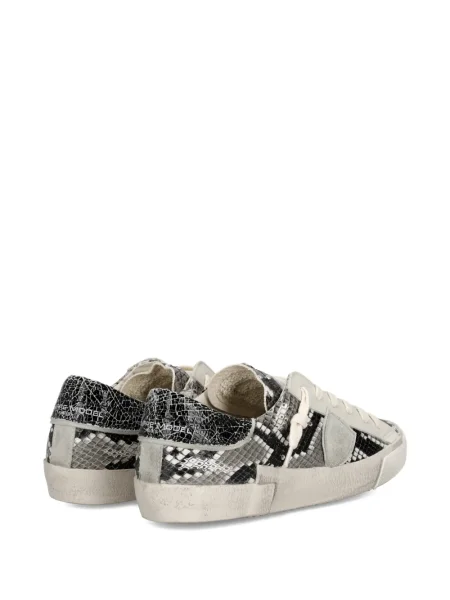 Sneakerși Philippe Model Paris cu imagine gri