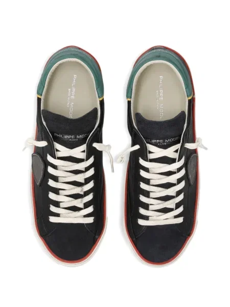 Sneakerși Philippe Model Paris din piele de căprioară negru