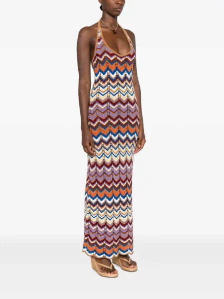 Rochie maxi Faithfull The Brand portocaliu