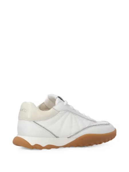 Sneakerși Pinko din piele alb