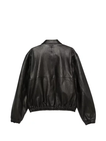 Geanta de piele Stüssy negru