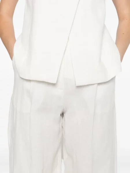 Pantaloni Occleus alb