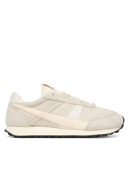 Sneakers Tommy Jeans Tjw Retro Runner Archive Écru