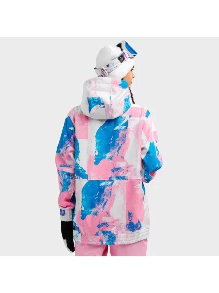 Kurtka snowboardowa Holi różowa