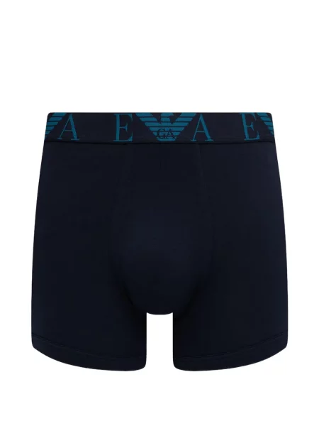 Boxeri Emporio Armani cu autograf albastru