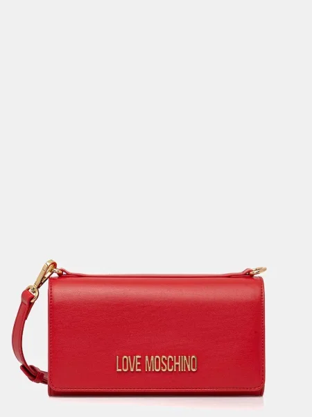 Geantă LOVE MOSCHINO roșu