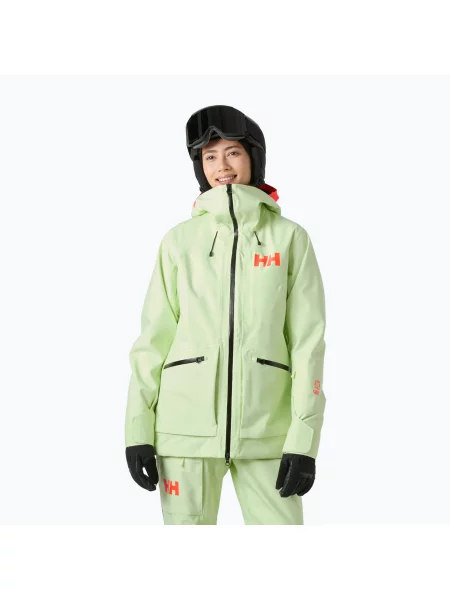 Geacă de schi pentru femei Helly Hansen Powderqueen washed lime