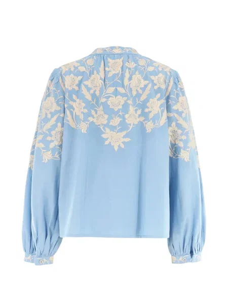 Cămașă Sea cu model floral albastru