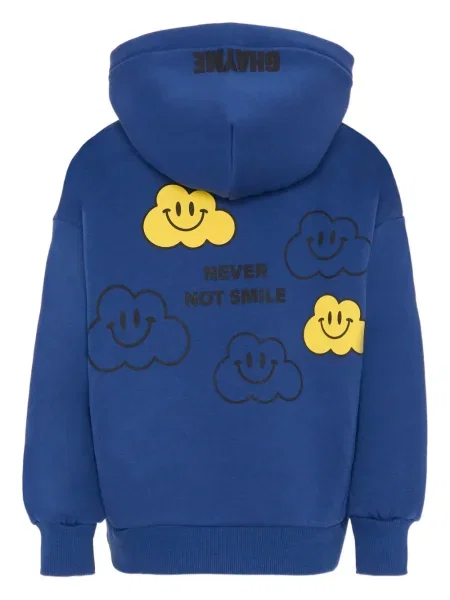 Bluza z kapturem dziecięca Ghayme niebieska