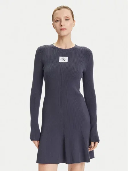 Calvin Klein Jeans Vsakodnevna obleka Mornarsko modra